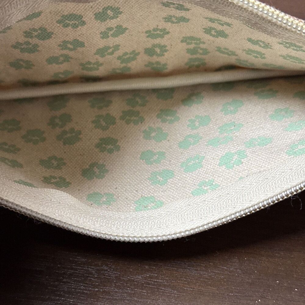 Molly & Rex Travel Zipper  Pouch Canvas Pencil Bag Accessory With Dogs Puppies - Picture 7 of 10